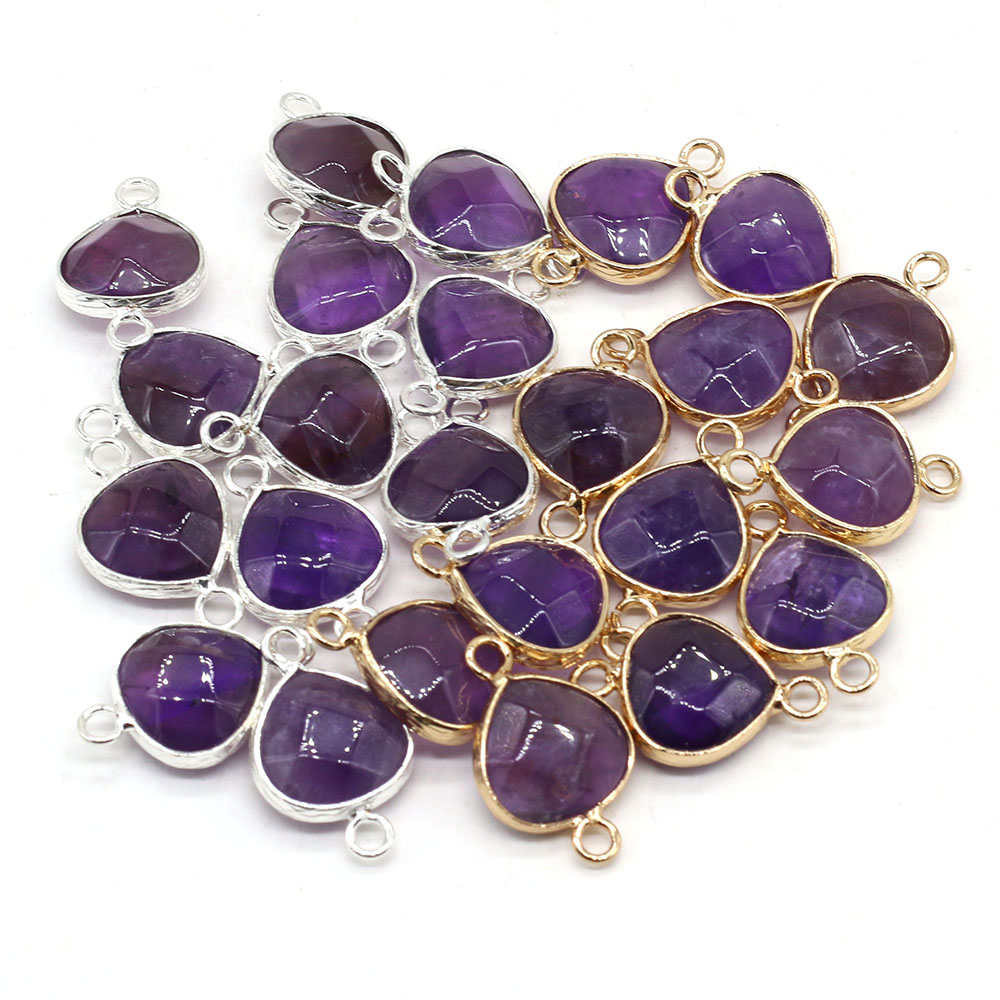 Men Accessories Necklace - 2pcs Natural Stone Connectors Fat Water