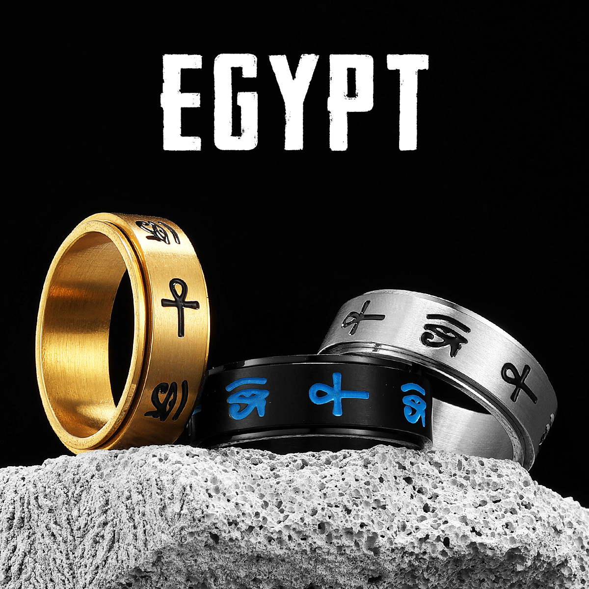 Men Accessories Egypt - Egypt Eye of Horus Men Rings