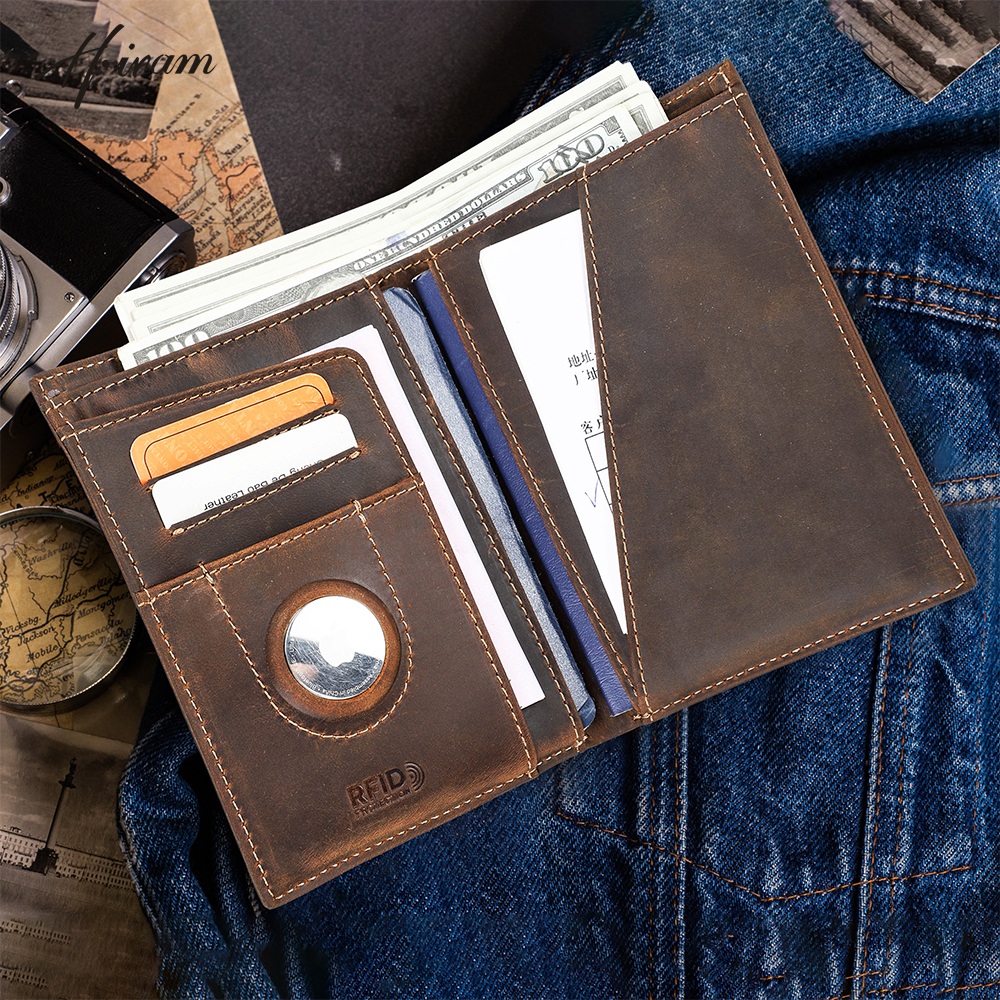 Men'S Accessories On Sale - Customized Passport Cover Wallet Genuine Leather