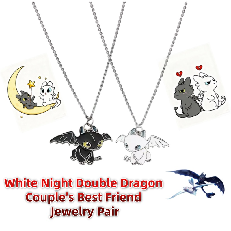 Cartoon White Night Double Dra - Men'S Accessories And Jewelry review and price