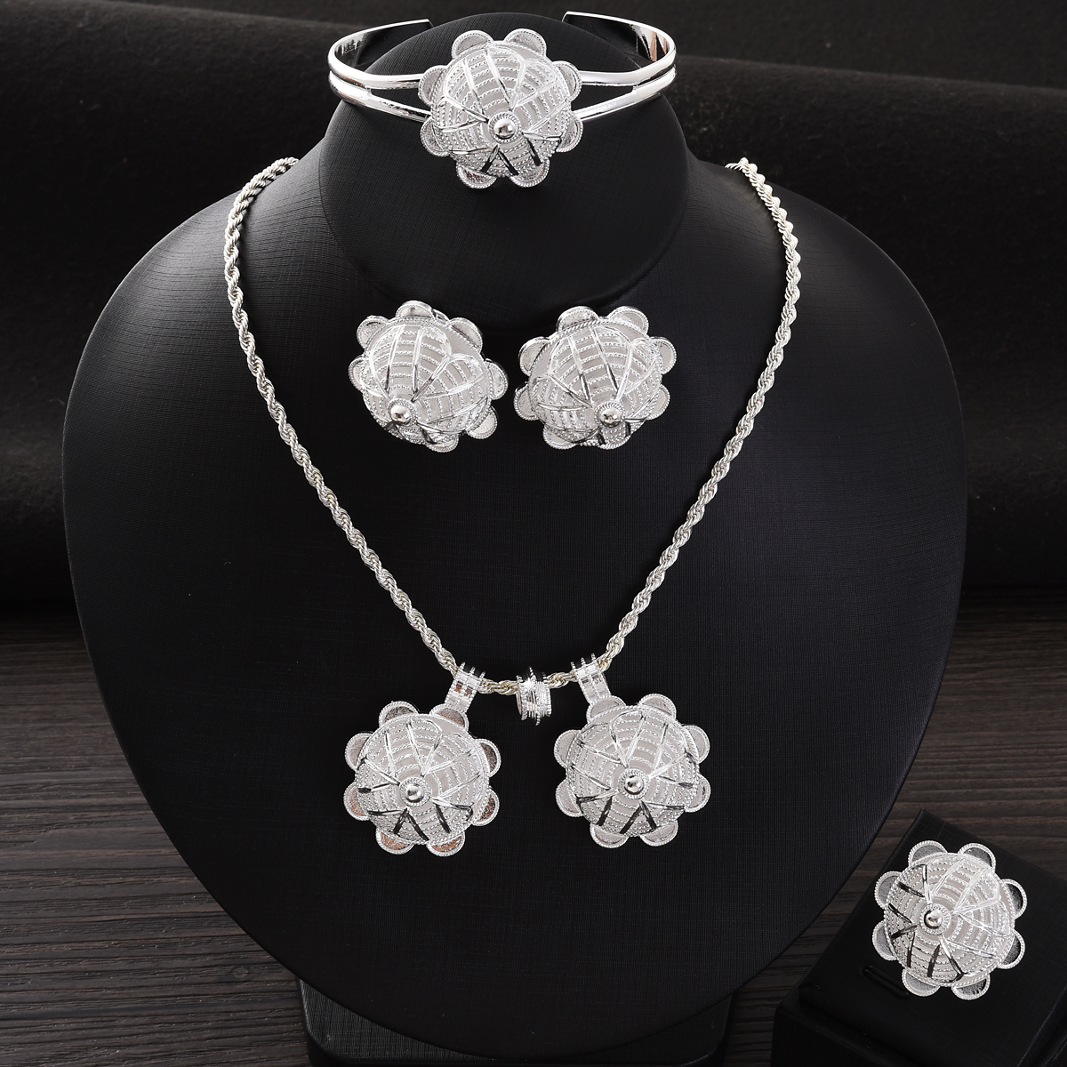 Africa Silver Color Jewelry Ac - Men Accessories In Dubai review and price