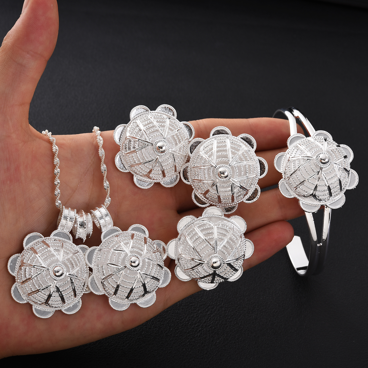 Africa Silver Color Jewelry Ac - Men Accessories In Dubai review and price