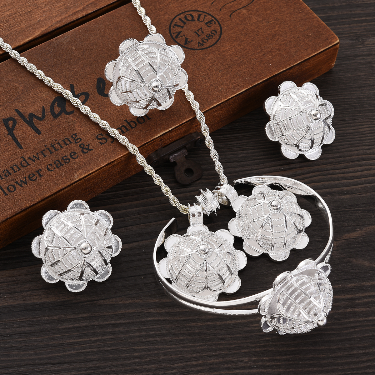 Africa Silver Color Jewelry Ac - Men Accessories In Dubai review and price
