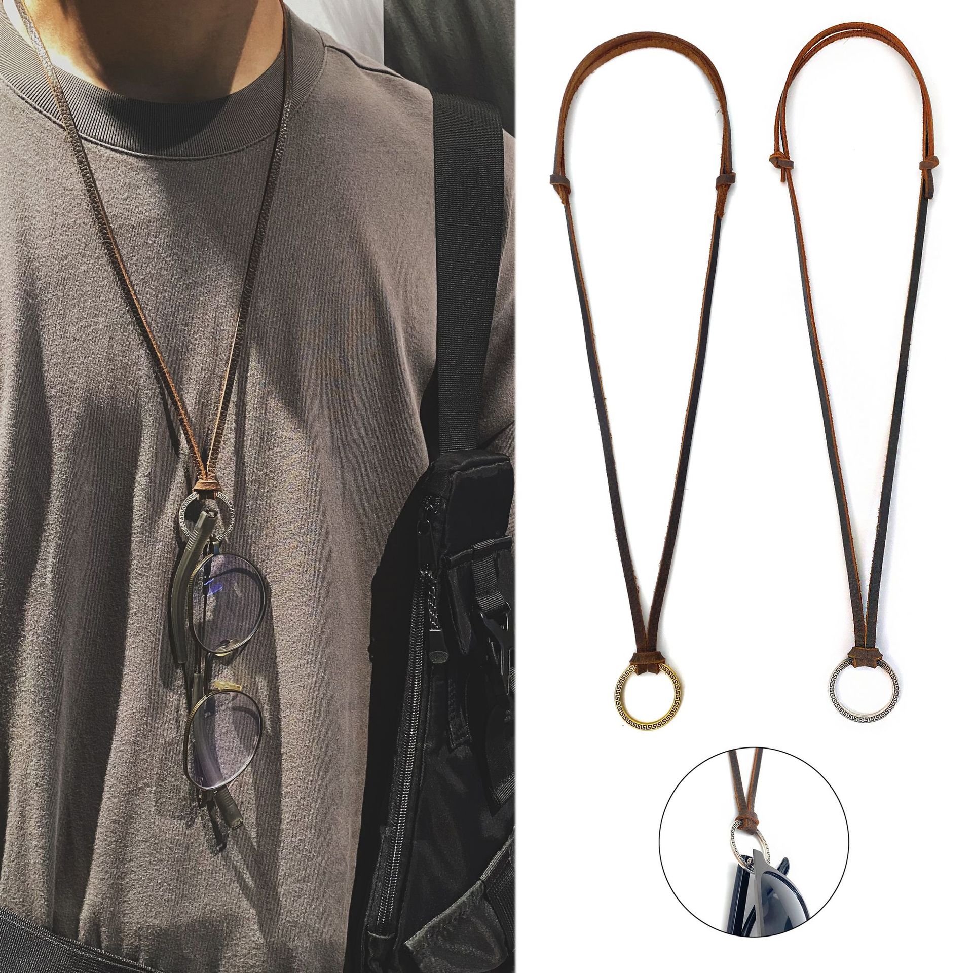 Vintage Adjustable Genuine Lea - Men'S Accessories On Sale review and price