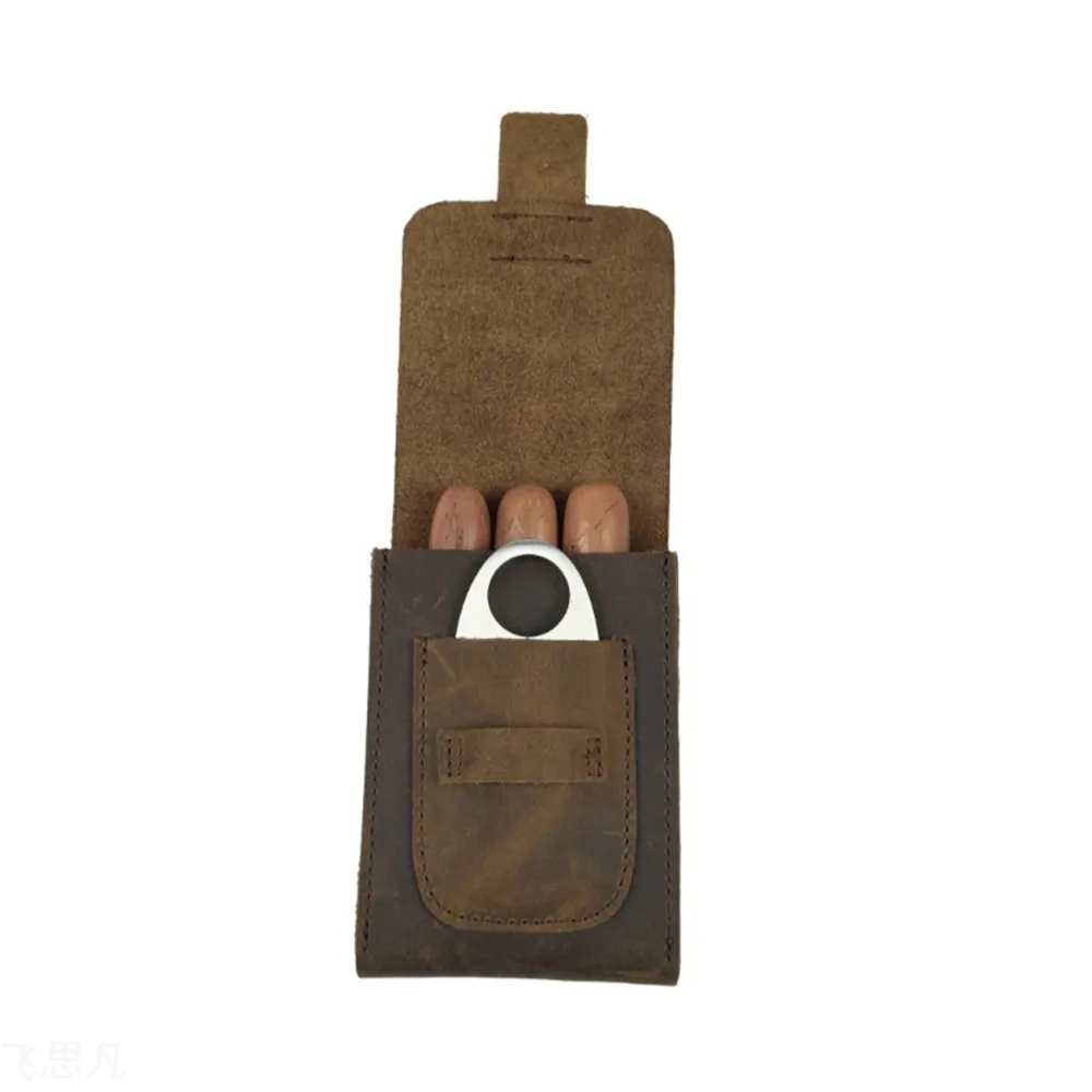 Genuine Leather Cigar Case 3 C - Men'S Accessories On Sale review and price