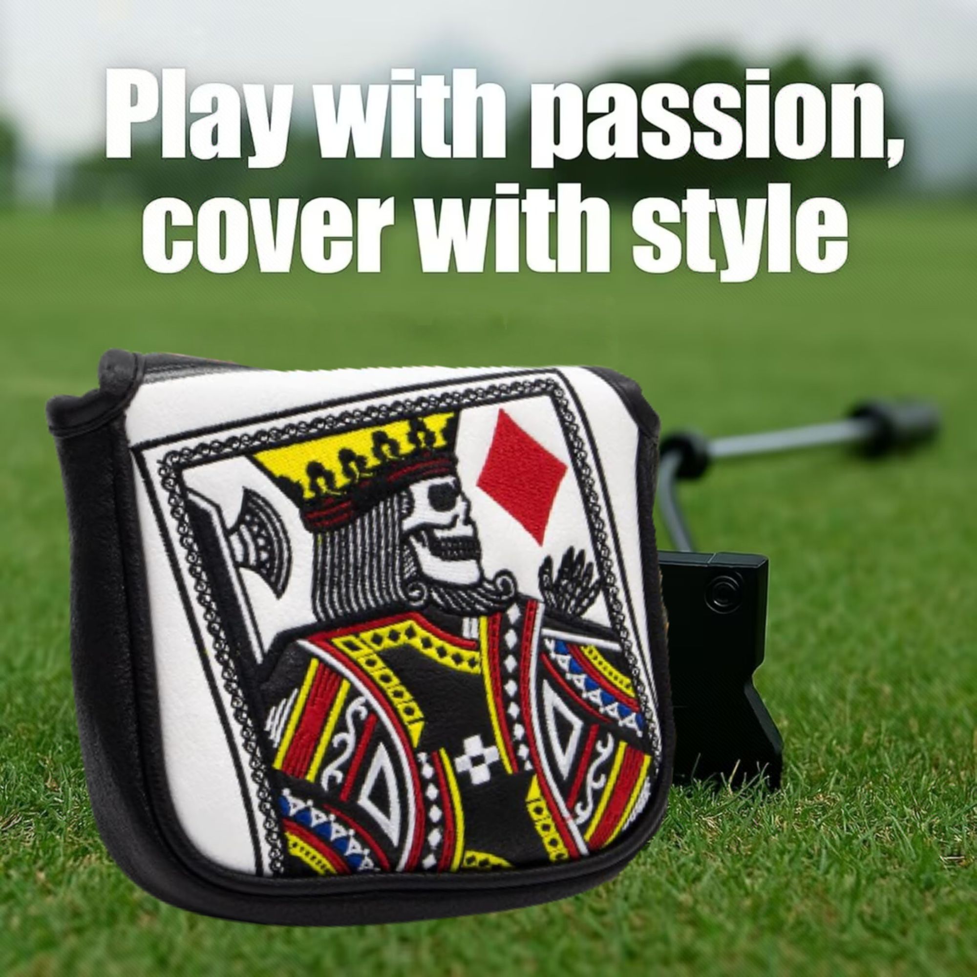 King Of Hearts Embroidered Mal - Men Accessories To Gift review and price