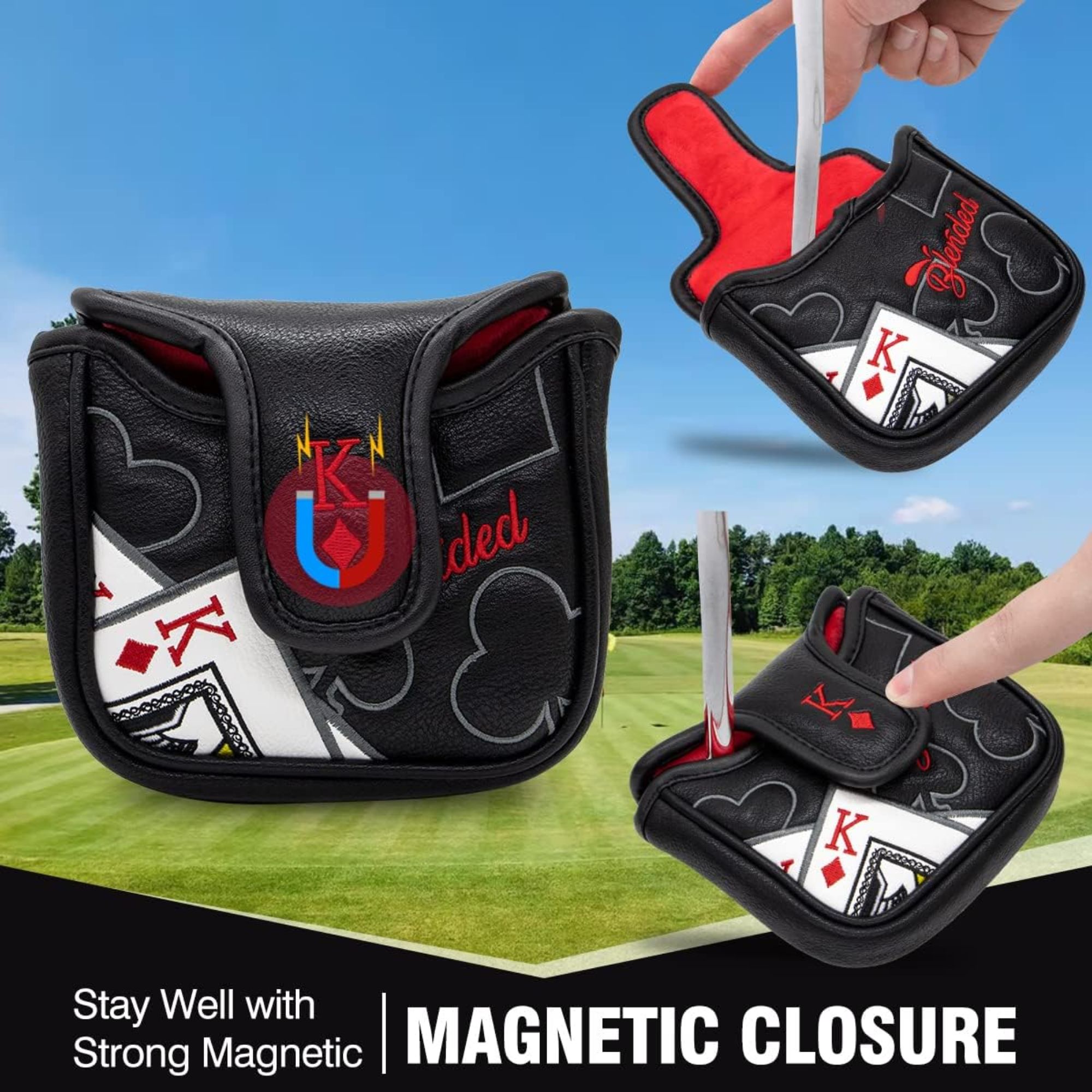 King Of Hearts Embroidered Mal - Men Accessories To Gift review and price