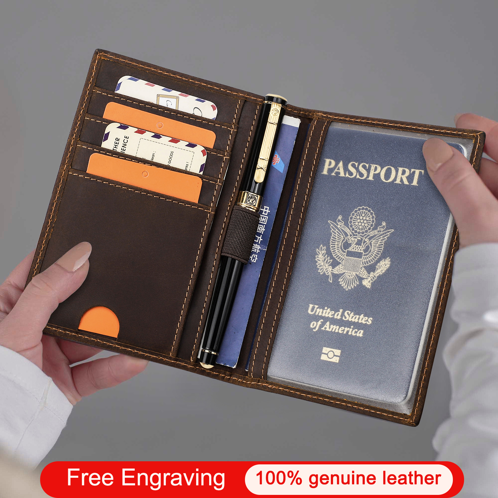 CONTACT'S Passport Holder Men  - Men'S Accessories On Sale review and price