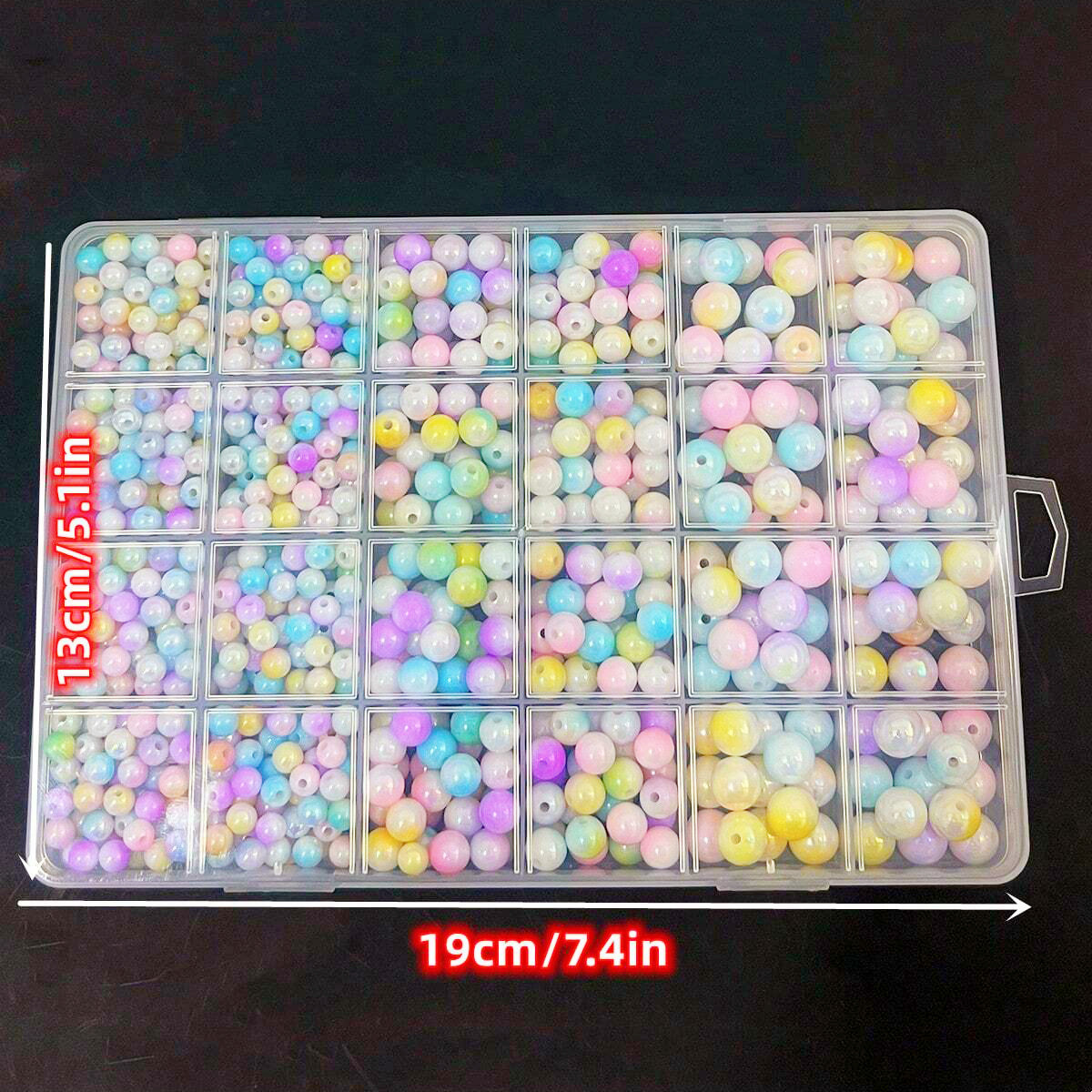 800pcs/24 grid set box 6mm/8mm - Men Accessories Necklace review and price