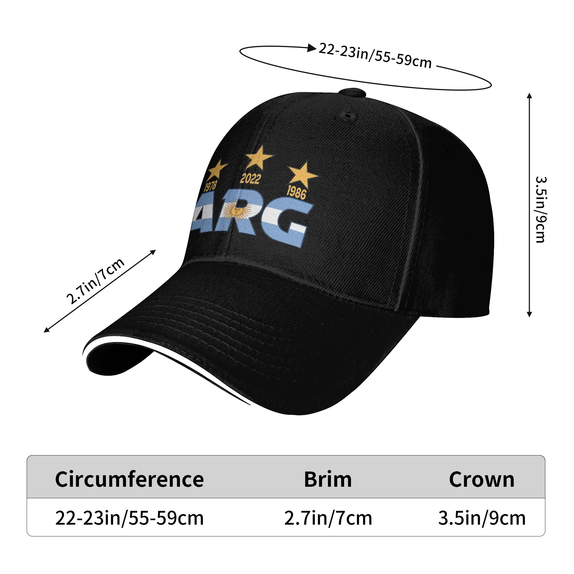 Argentina Flag Sun Baseball Ca - Men'S Accessories On Sale review and price