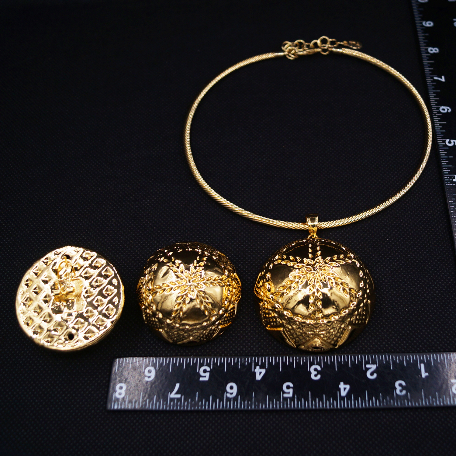 A two-piece set of hollow copp - Men Accessories In Dubai review and price