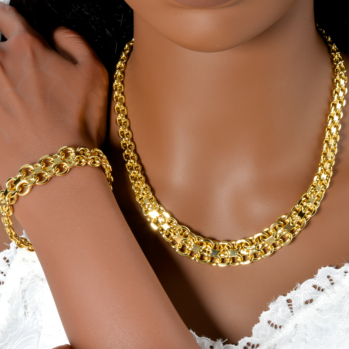 Sunny Luxury 18k Gold Plated G - Men Accessories In Dubai review and price