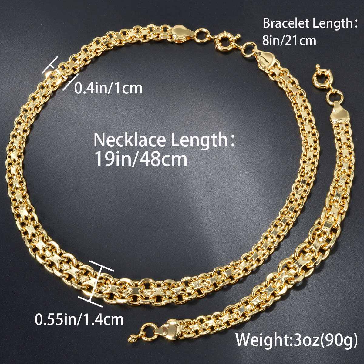 Sunny Luxury 18k Gold Plated G - Men Accessories In Dubai review and price