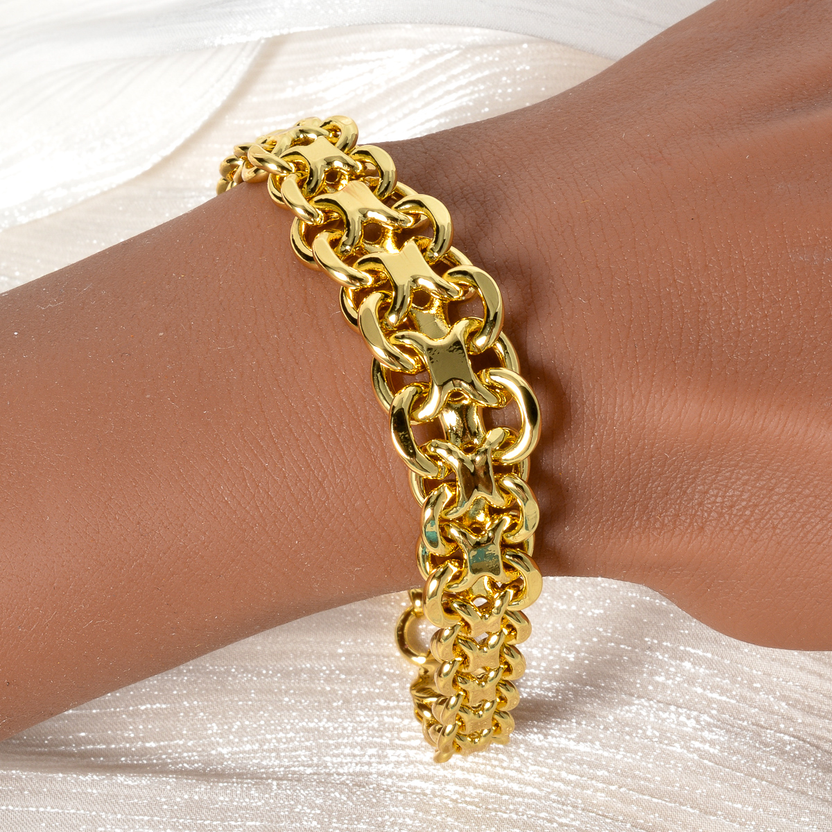 Sunny Luxury 18k Gold Plated G - Men Accessories In Dubai review and price