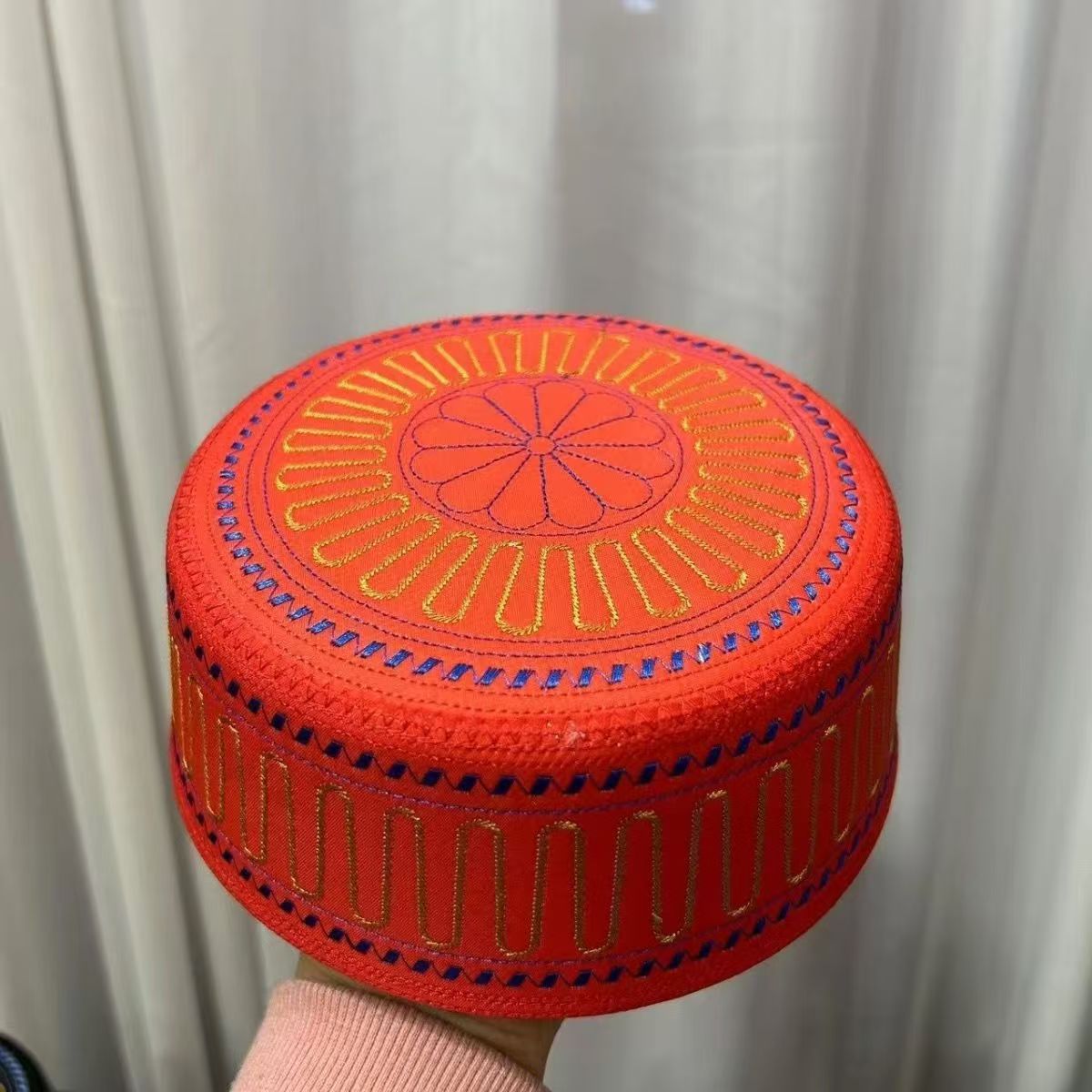 Muslim Caps Red Black for Men  - Men Accessories In Dubai review and price