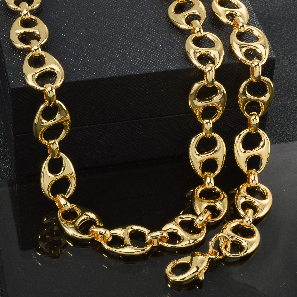 Pig Nose 18k Gold Plated Neckl - Men Accessories In Dubai review and price