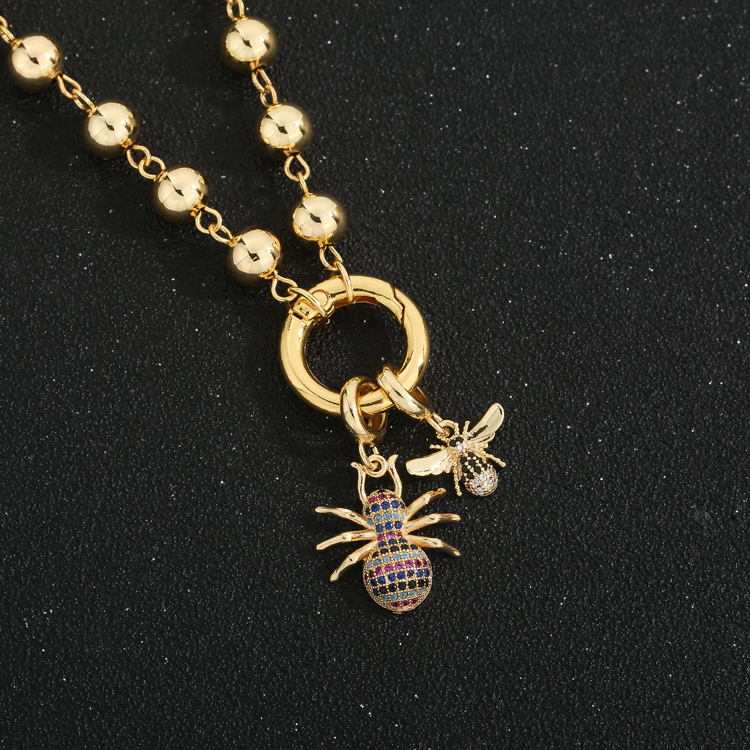 ‌Stylish Brass Insect Necklace - Men'S Accessories Best review and price