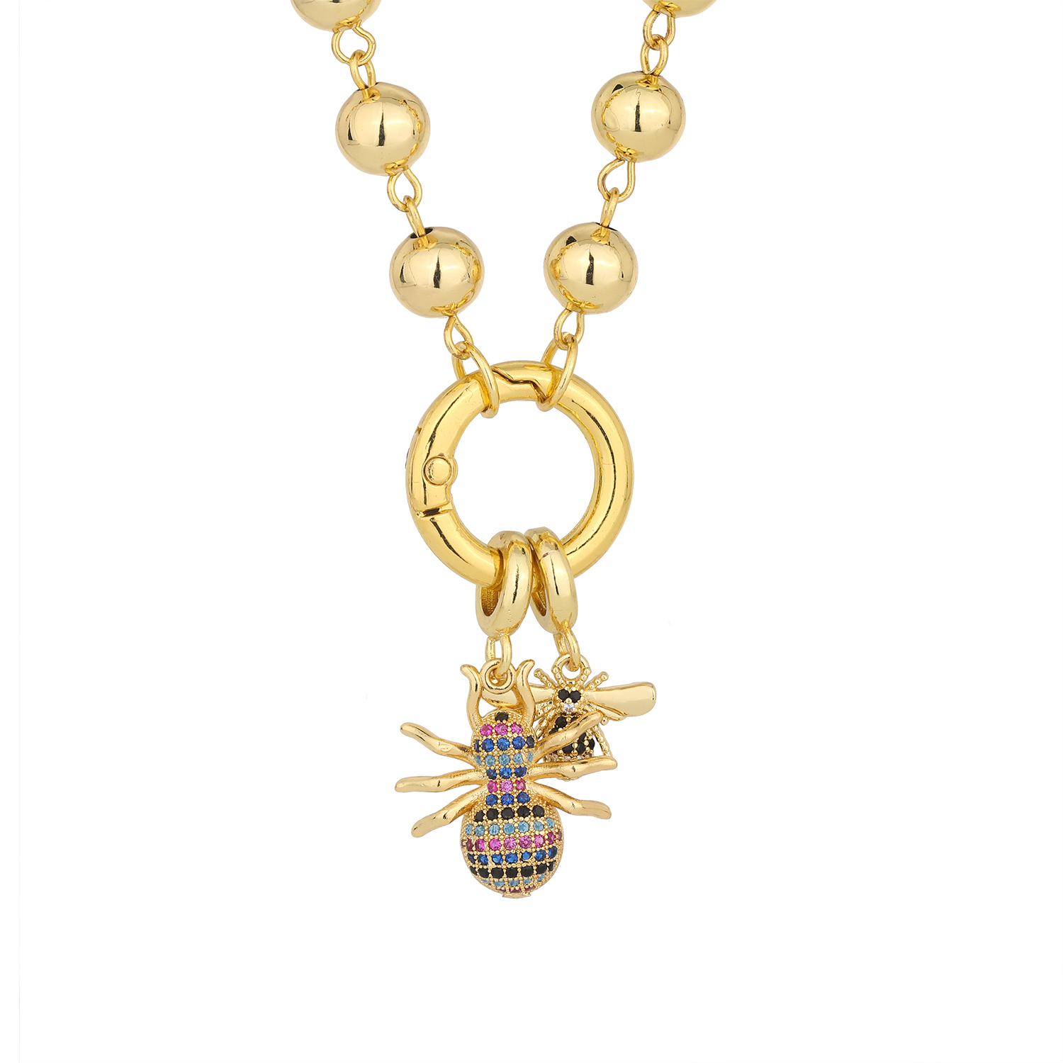 ‌Stylish Brass Insect Necklace - Men'S Accessories Best review and price