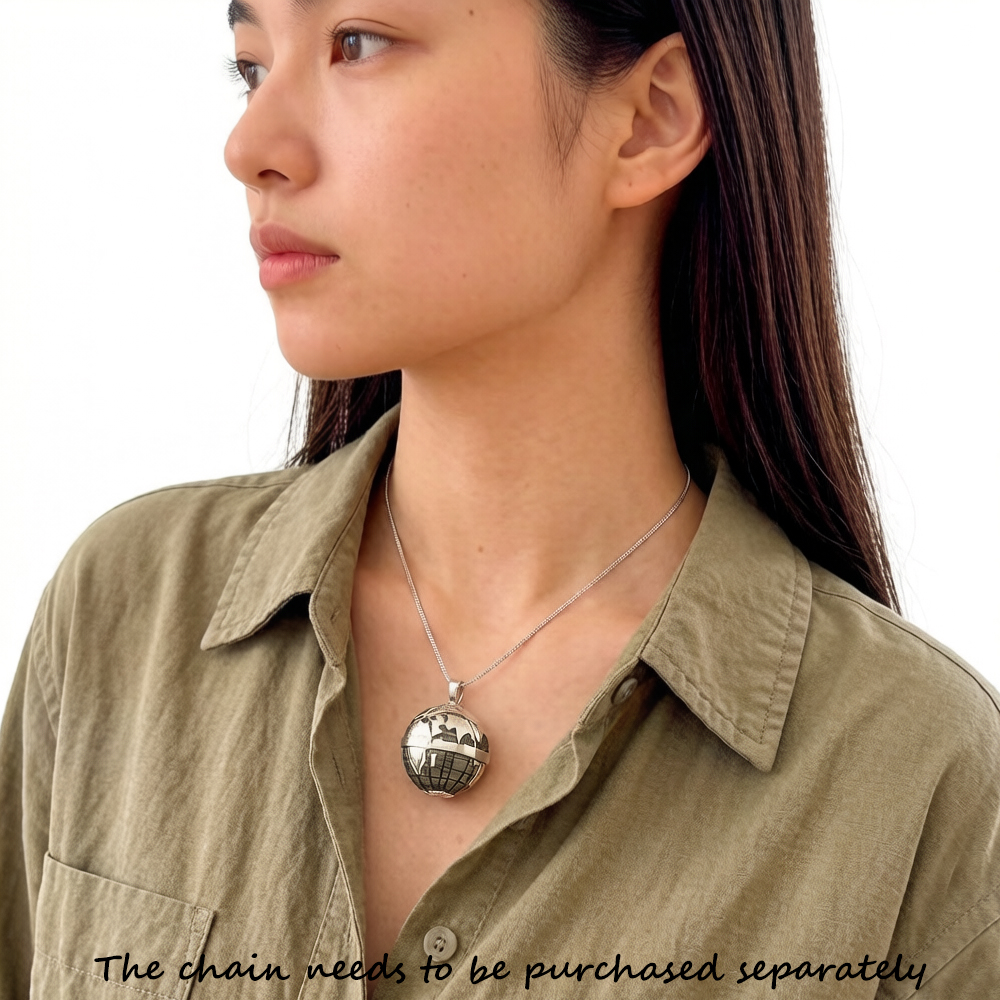 Pendant Gray Globe,Brand New F - Men'S Accessories Jewelry Brands review and price