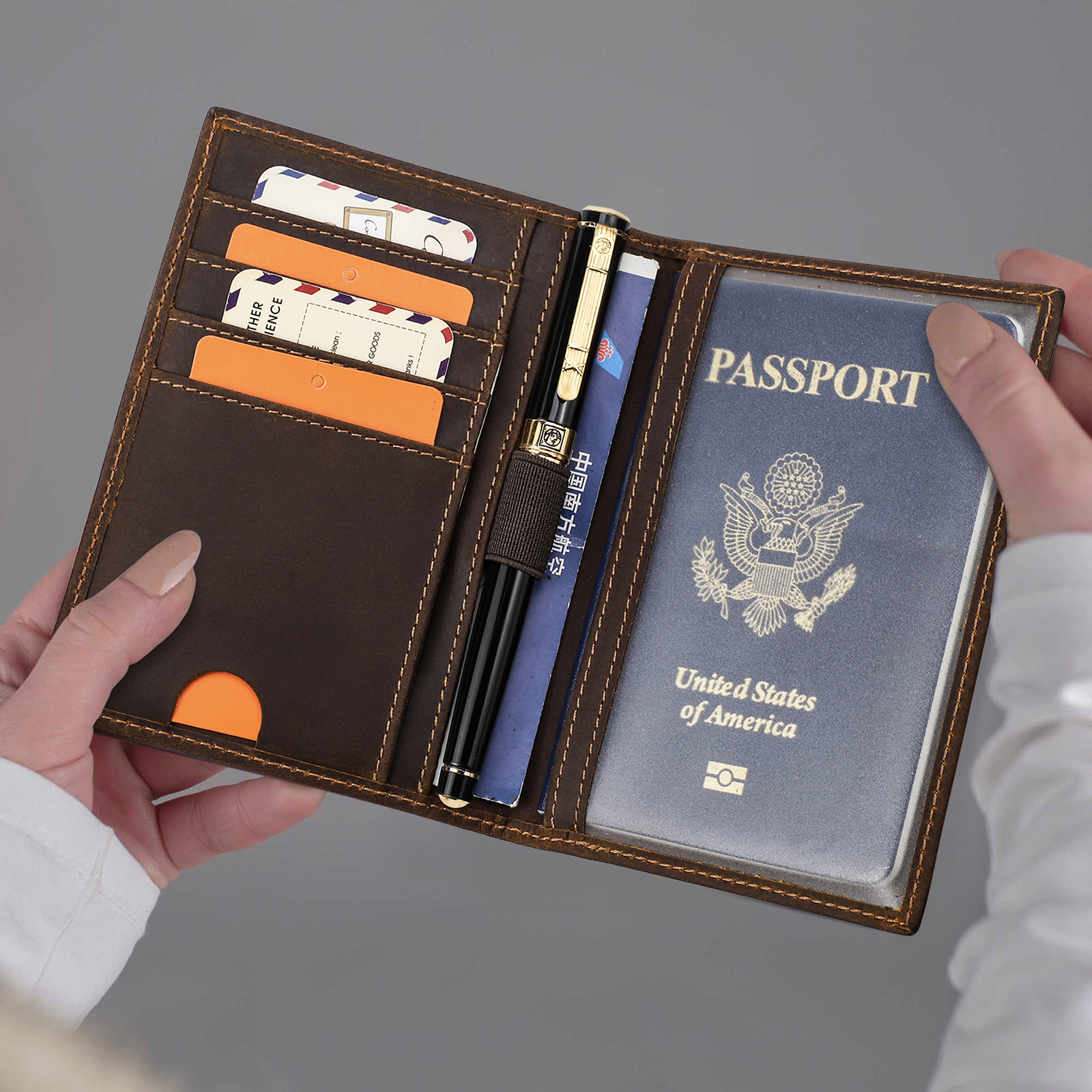 CONTACT'S Passport Holder Men  - Men'S Accessories On Sale review and price