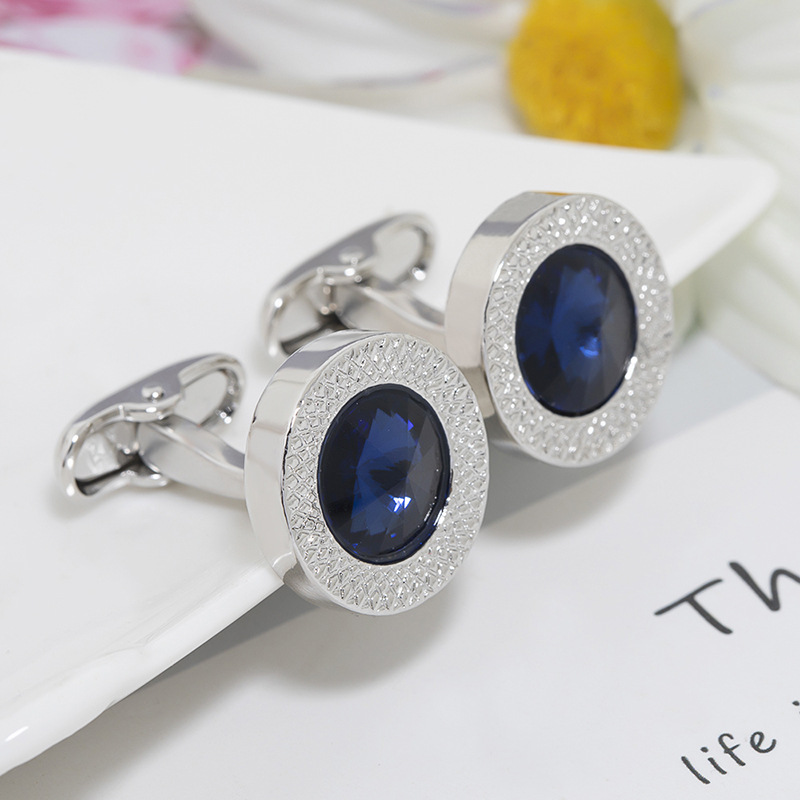 Hot Sale Cufflinks For Men Blu - Men'S Accessories Jewelry Brands review and price