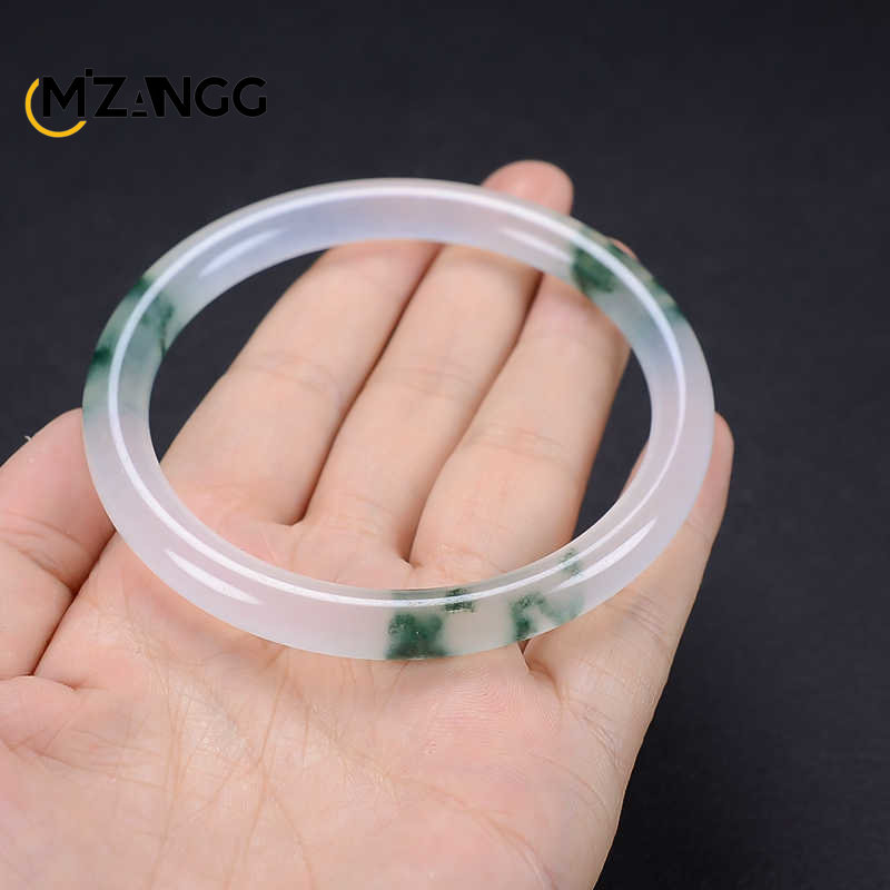 Natural Green Jadeite Bangle J - Men Accessories Style review and price