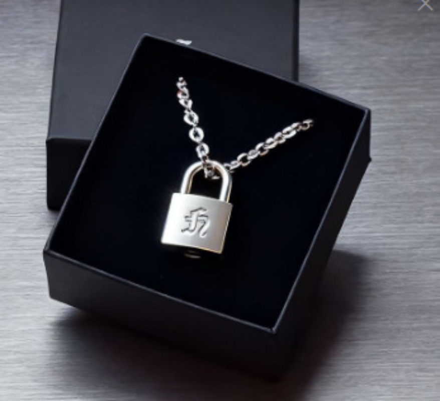 Smooth Matte Finish Metal Lock - Men'S Accessories And Jewelry review and price