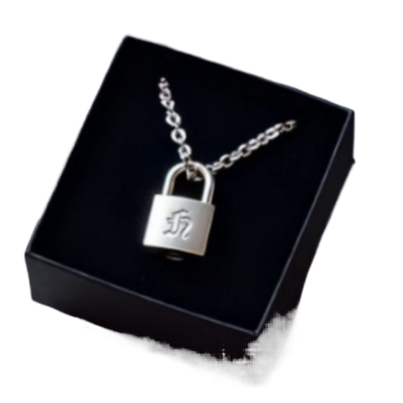 Smooth Matte Finish Metal Lock - Men'S Accessories And Jewelry review and price