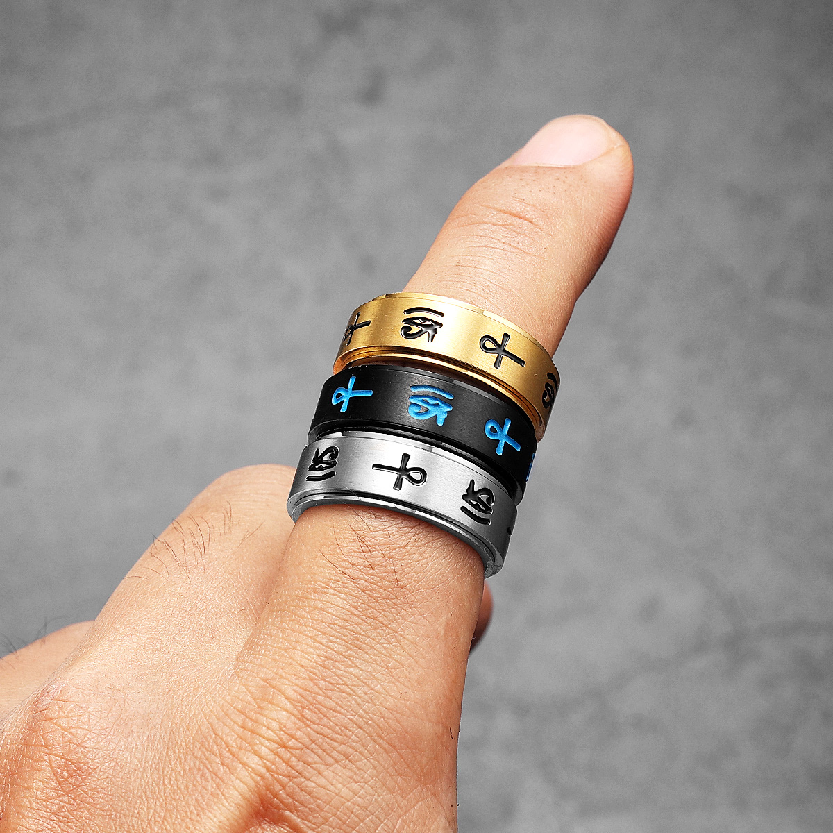 Egypt Eye of Horus Men Rings S - Men Accessories Egypt review and price