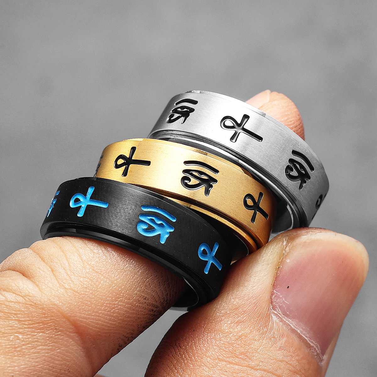 Egypt Eye of Horus Men Rings S - Men Accessories Egypt review and price