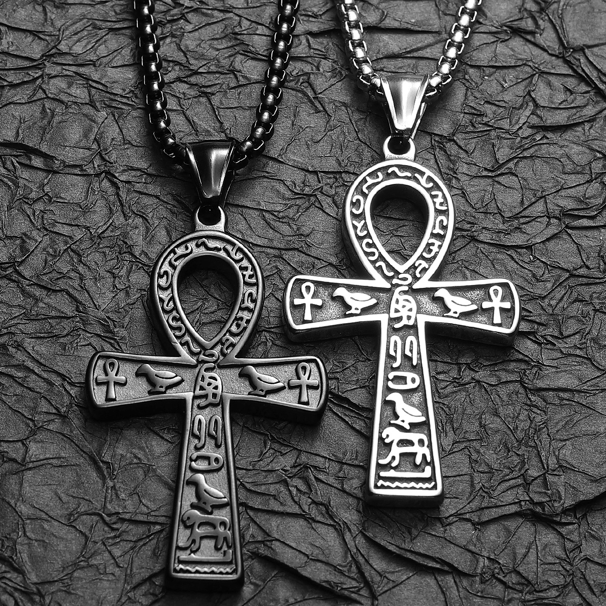 Egypt Cross Men Necklaces Stai - Men Accessories Egypt review and price