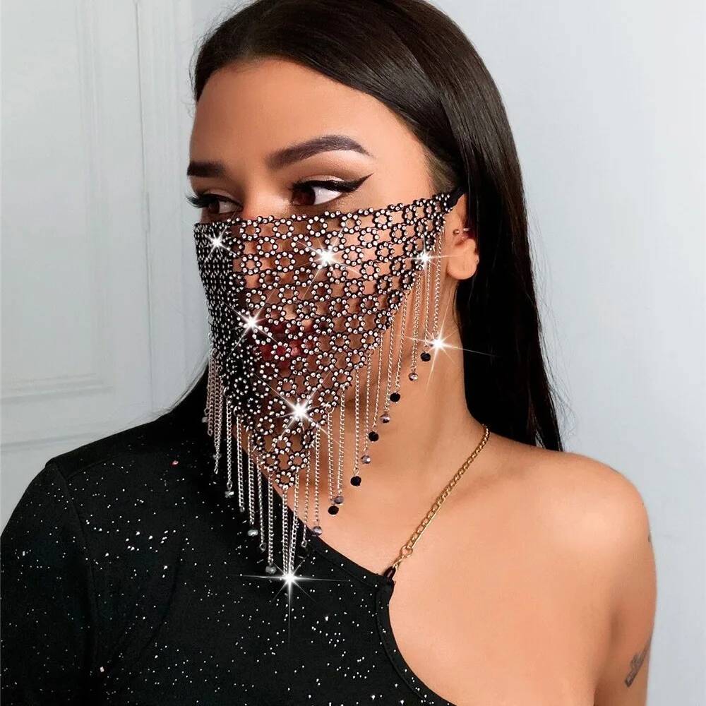 Women New Tassel Veil Masks He - Men'S Accessories And Jewelry review and price