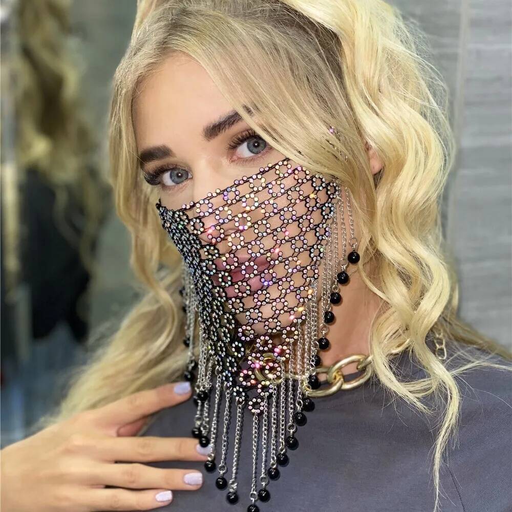 Women New Tassel Veil Masks He - Men'S Accessories And Jewelry review and price
