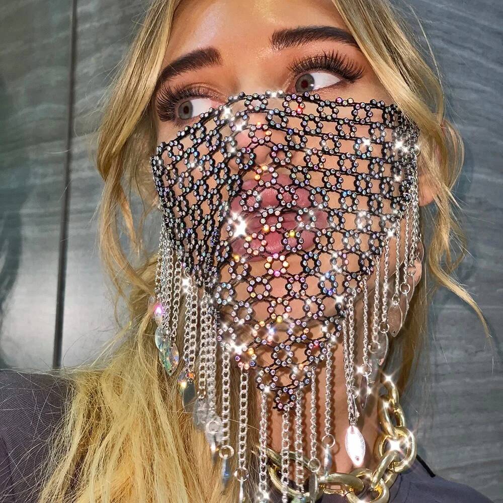 Women New Tassel Veil Masks He - Men'S Accessories And Jewelry review and price
