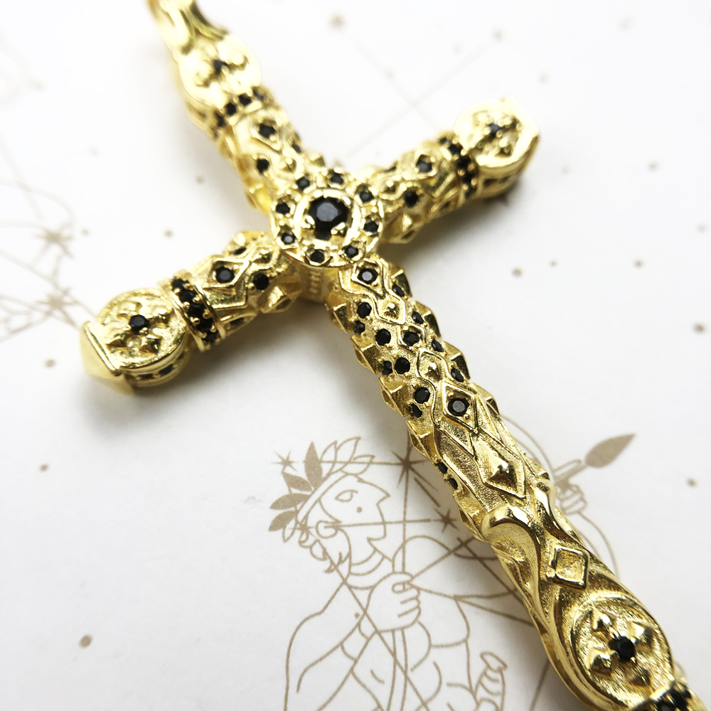 Large Richly Ornamented Cross  - Men'S Accessories Jewelry Brands review and price