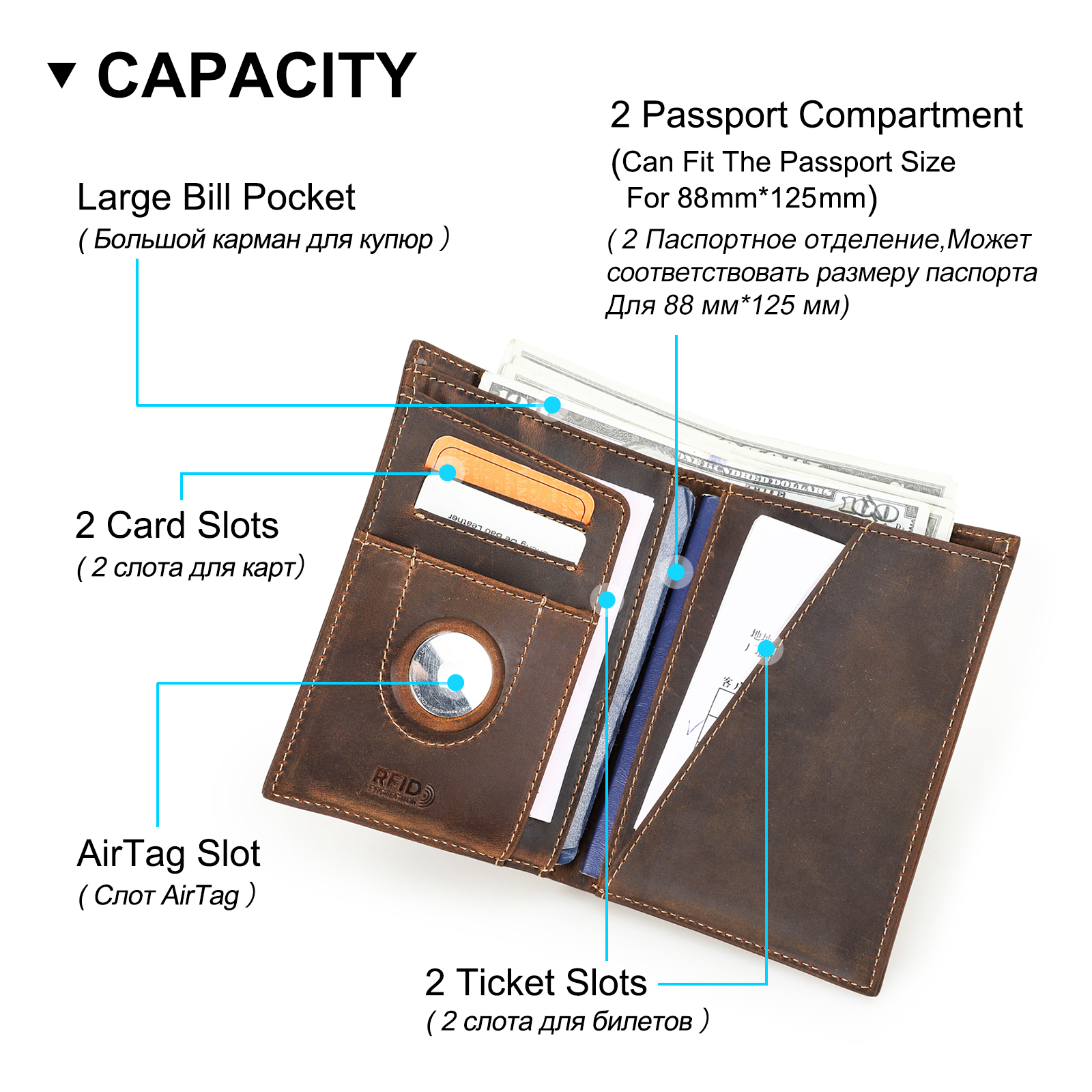 Customized Passport Cover Wall - Men'S Accessories On Sale review and price