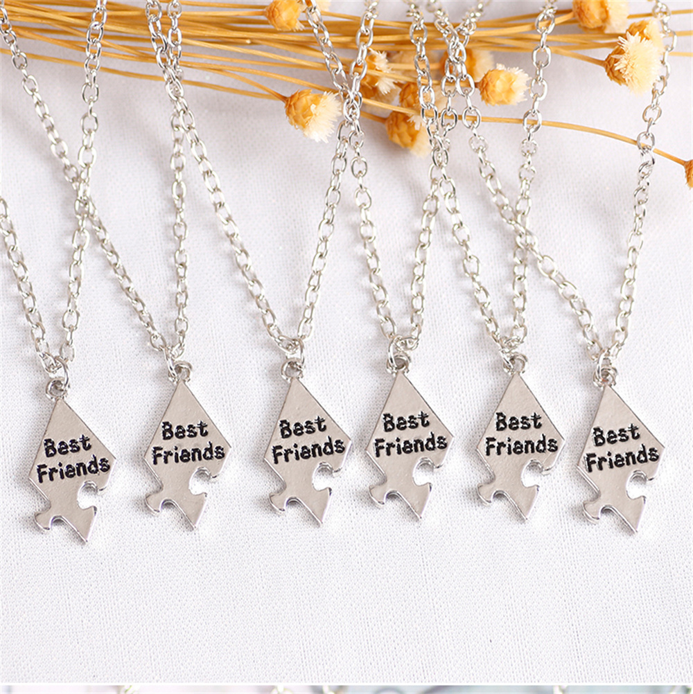 6 Pcs/Set Best Friend Necklace - Men'S Accessories Best review and price