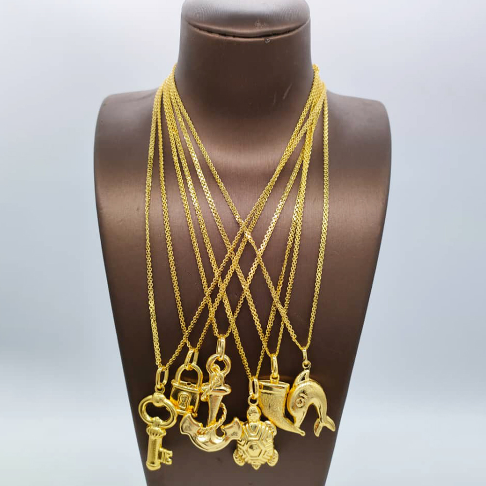 Gold Plated Chain and Pendants - Men Accessories In Dubai review and price