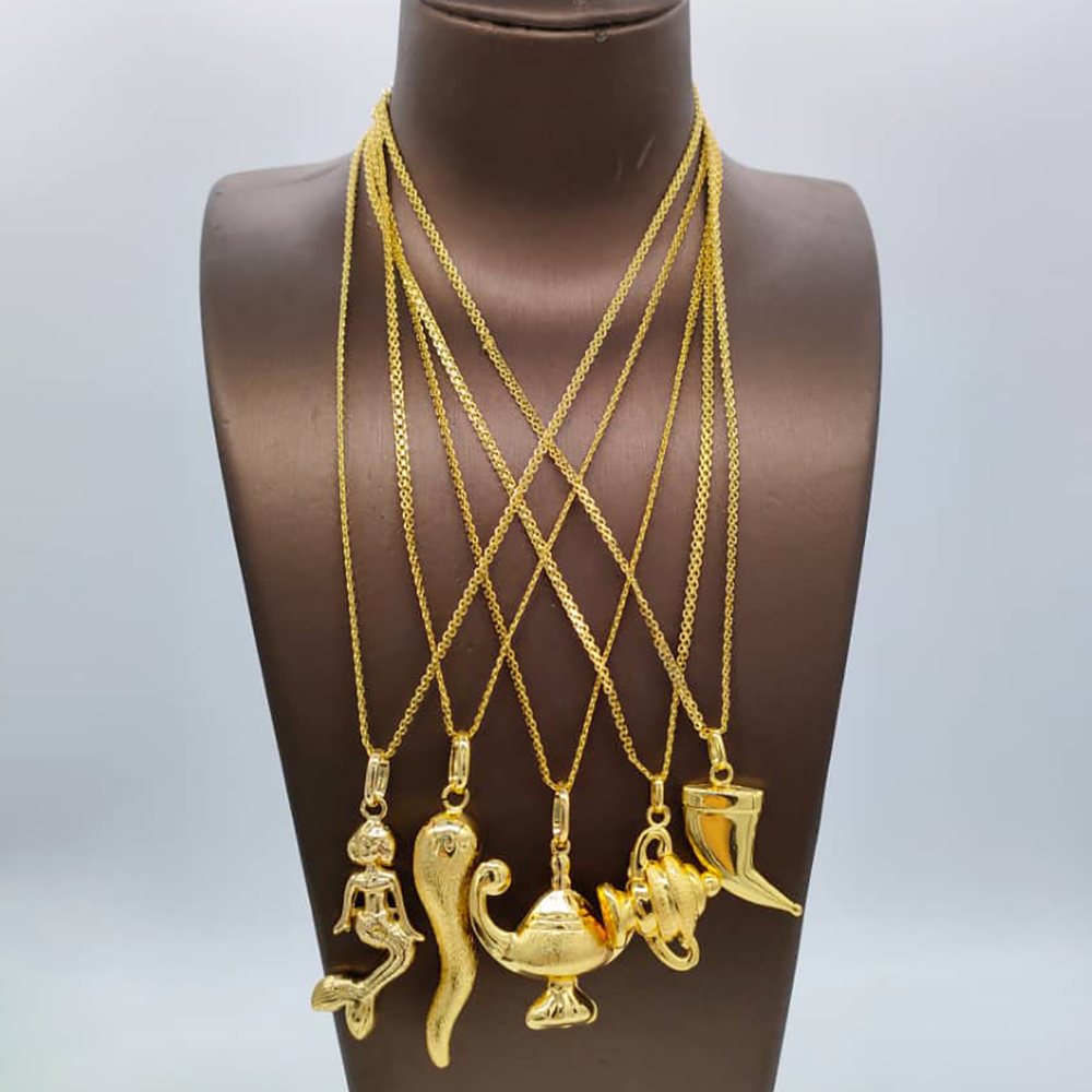 Gold Plated Chain and Pendants - Men Accessories In Dubai review and price
